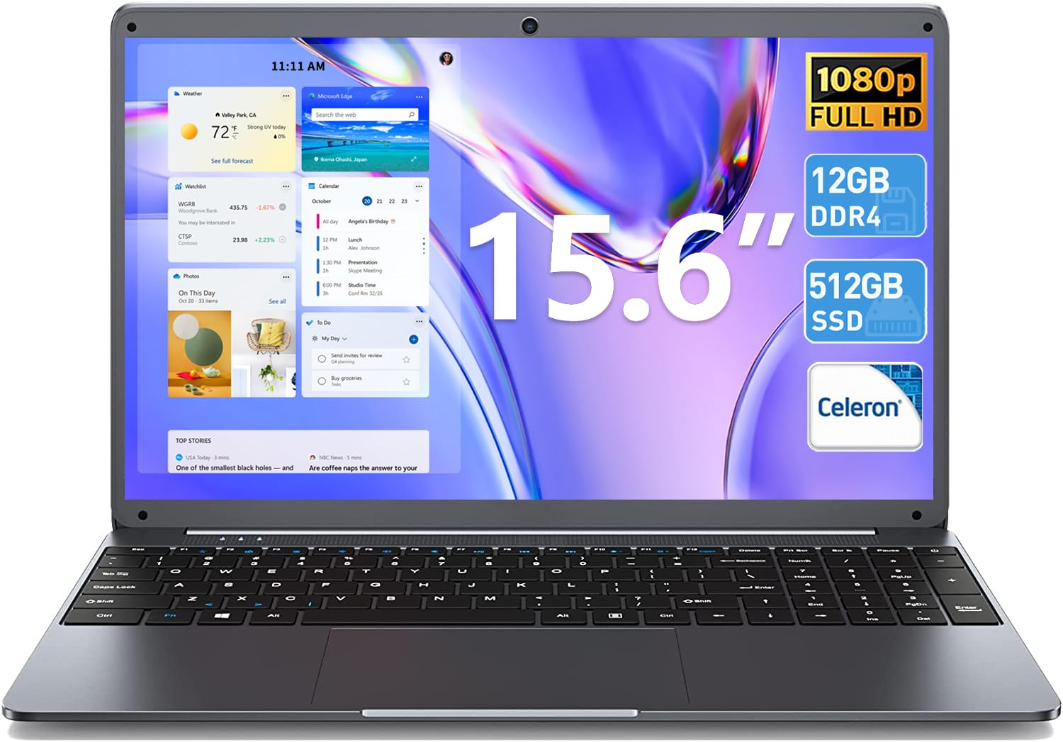 Naclud 15.6" High-Performance Laptop