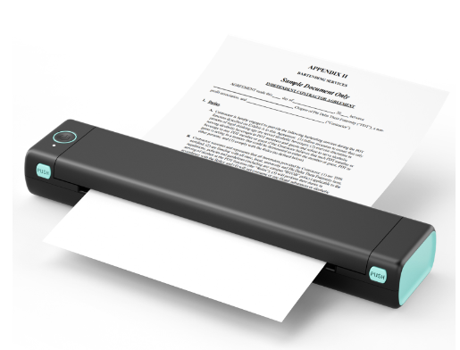 Portable Wireless A4 Thermal Printer (Single Unit) - portable A4 printer
