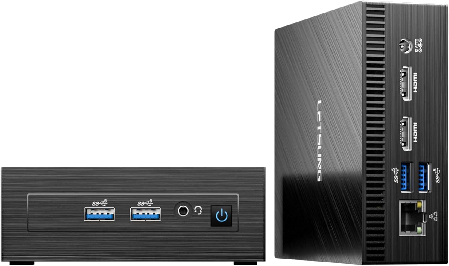LETSUNG Celeron N4000 Mini PC Dual HDMI Support