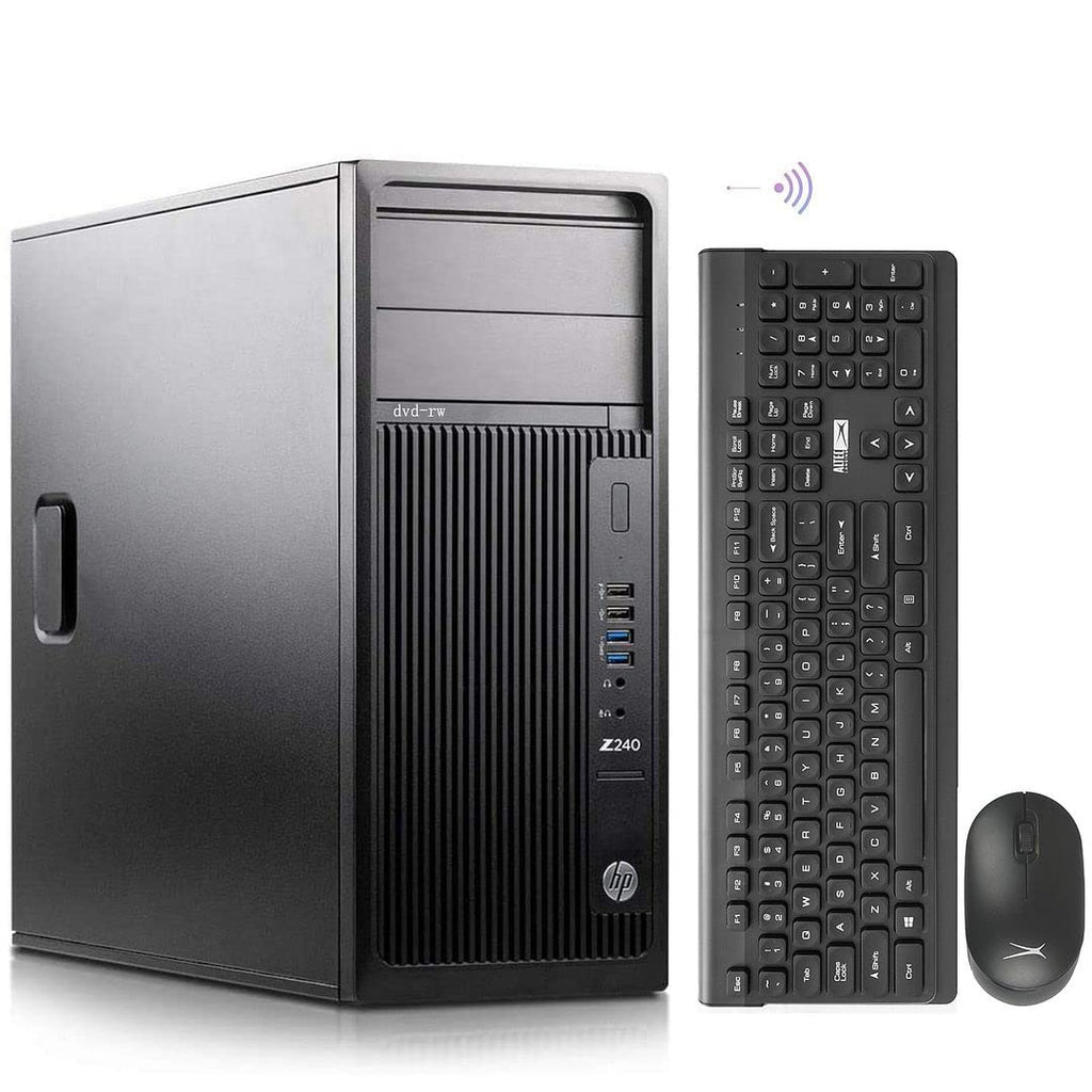 HP Z240 Tower Workstation i5 16GB 256GB SSD+2TB HDD NVIDIA GT 1030 (Renewed)